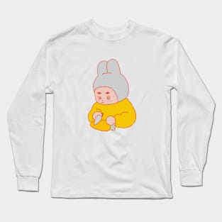 Bunny in the kitchen Long Sleeve T-Shirt